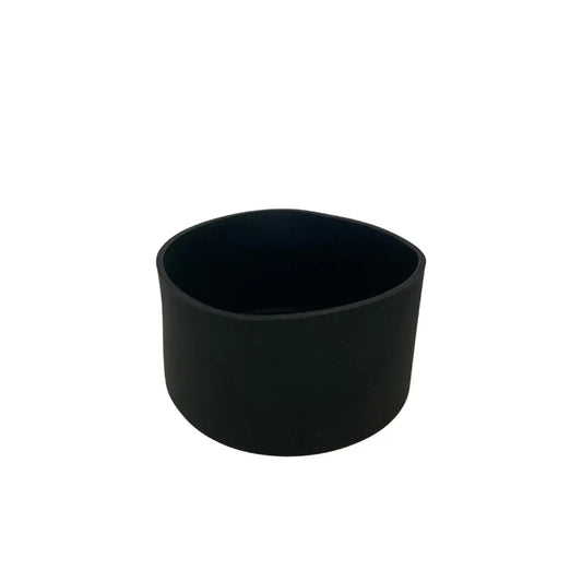 Schwarzer Silikon Schutzmantel für LAPAHDU Mehrweg-Glasflasche