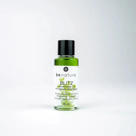 Hautöl Blitz für mehr Wohlbefinden. Körperöl von benature Naturkosmetik. Vegane Bio Kosmetik.