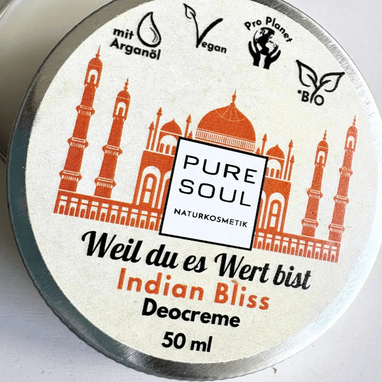 deo creme pure soul indian bliss 50 ml