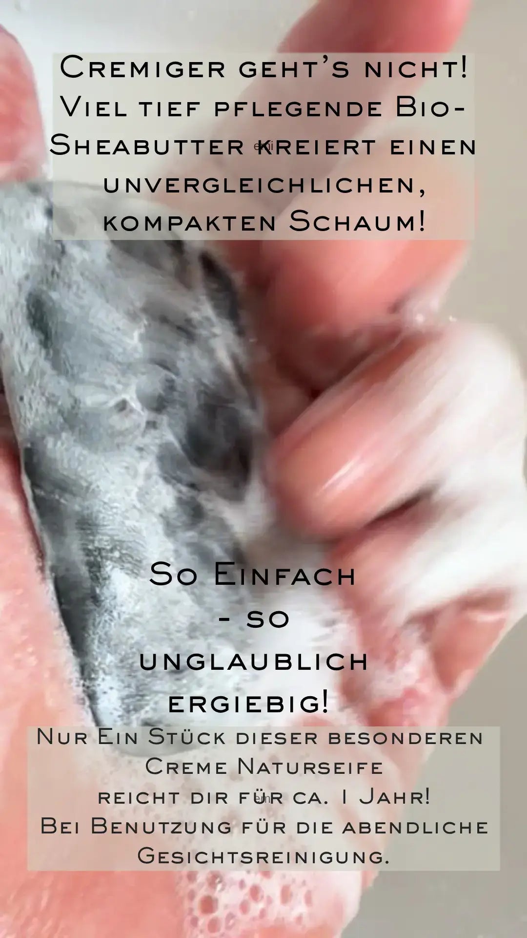 sehr cremige seife für rasur, gesicht, körper-so-ergiebig von Lapahdu