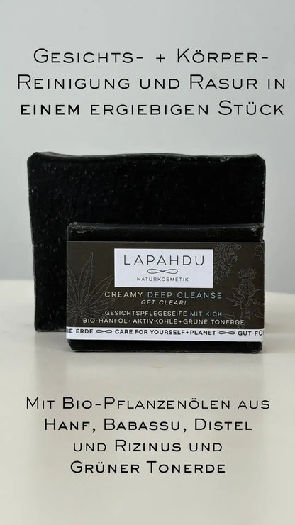 3in1 Naturseife für Gesicht, Körper und zum rasieren