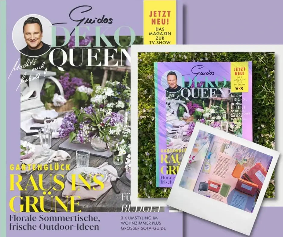 LAPAHDU Naturkosmetik in der Zeitschrift Guido's Deko Queen