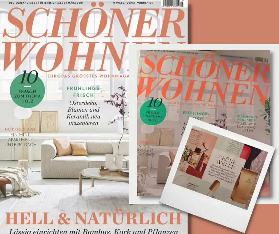 LAPAHDU Naturkosmetik in der Zeitschrift Schöner Wohnen 